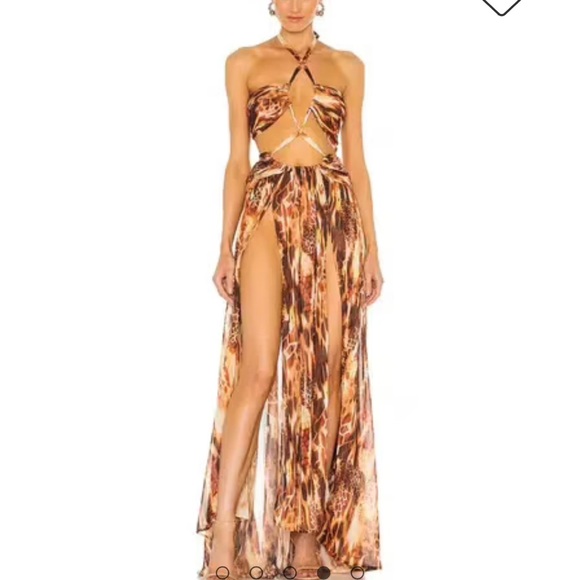 Bronx and Banco Fire Gown in Multicolour size Medium NWT - Picture 2 of 13